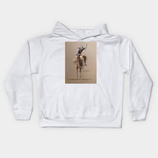 Bronc Riding Kids Hoodie